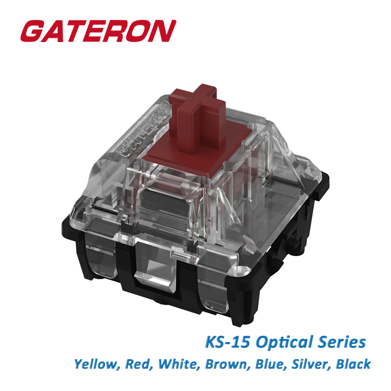 Optical Switch Keyboard Hotswap - GATERON-interruptor óptico de KS-15 para teclado
