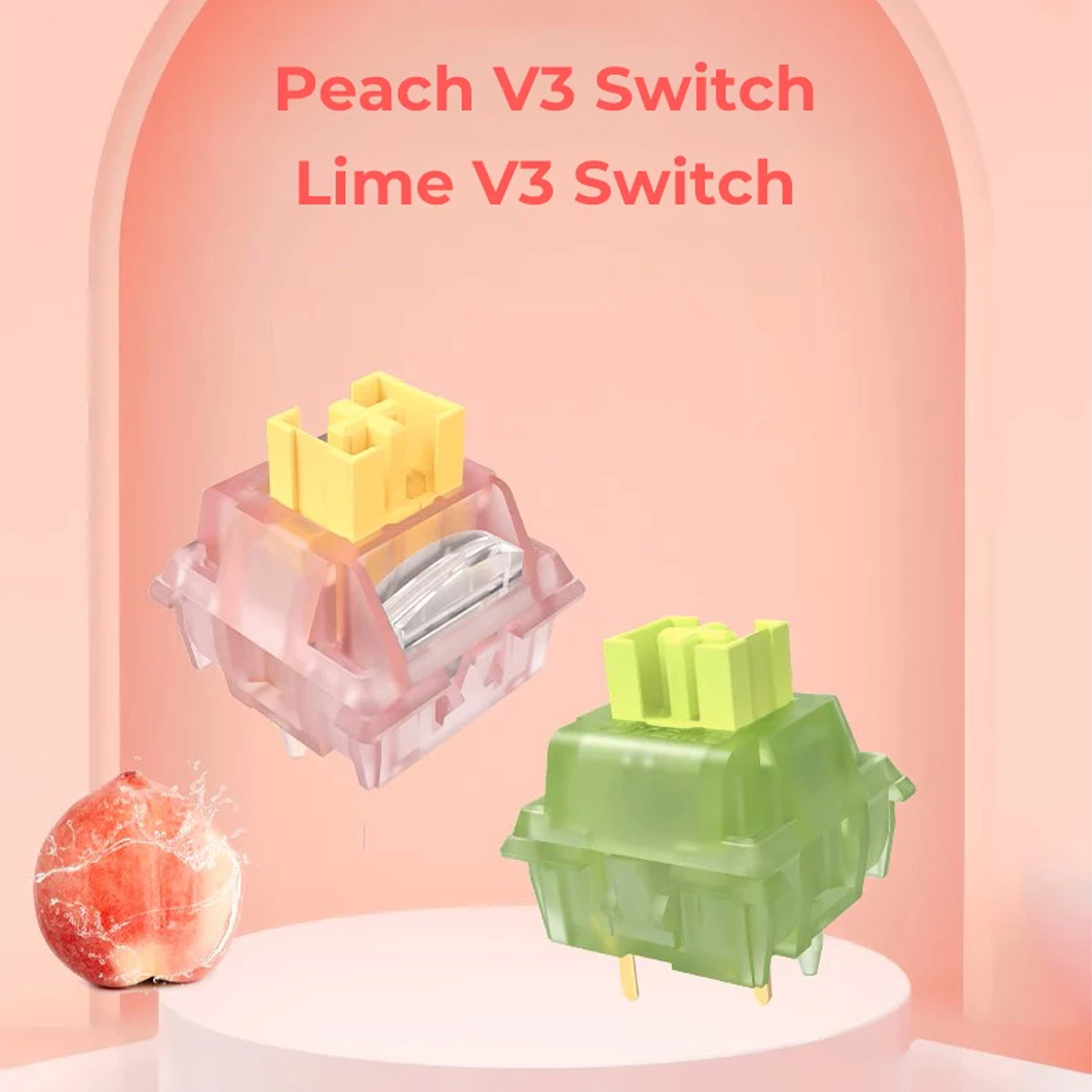 Silent Switch Mechanical Keyboard - Outemu-interruptor táctil/linal silencioso, guía de luz,