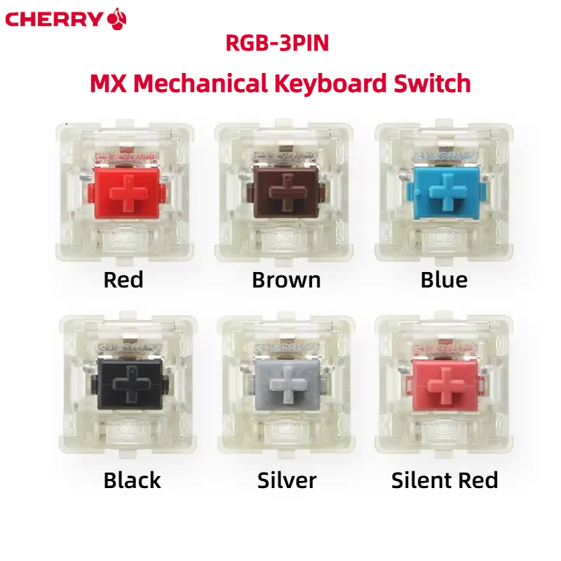 Cherry Mx Switch Blue Brown Red - Interruptor de Teclado Mecánico Cherry MX
