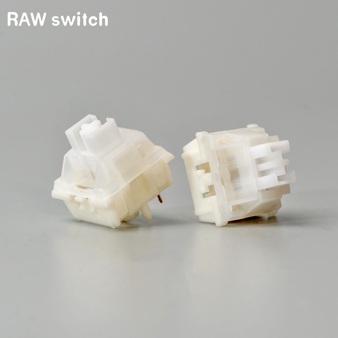 Keyboard Switch Lubed Linear 45G - KeyGeek-interruptor lineal RAW 45g, 5 pines