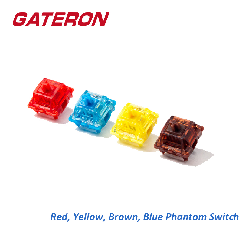 Gateron Switch Linear Tactile - GATERON Phantom Switch-Teclado mecánico para juegos,