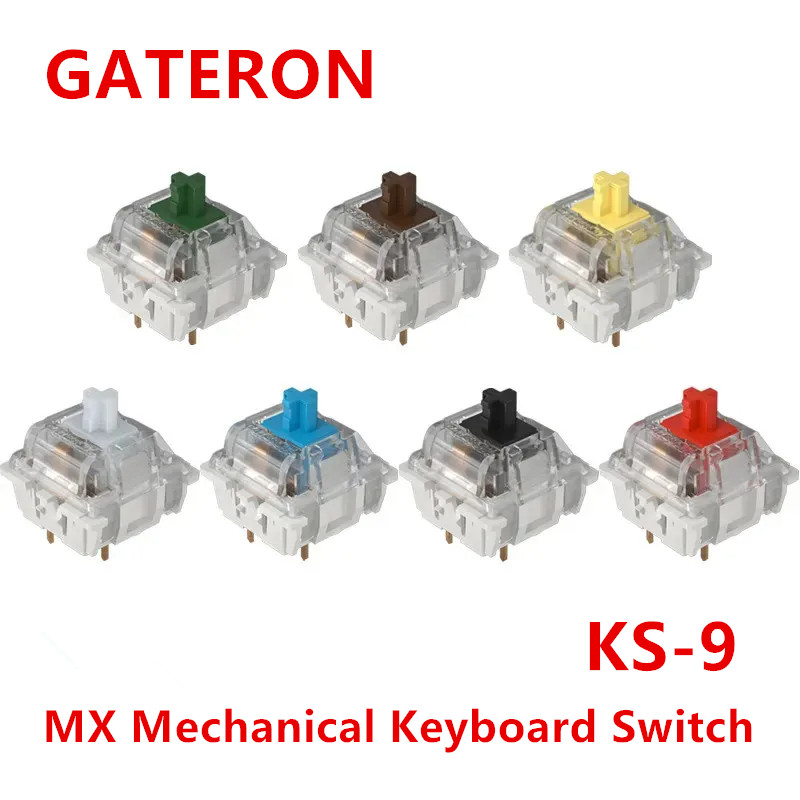 Gateron Switch Linear Tactile - Gateron Switches Teclado mecánico KS-9 3