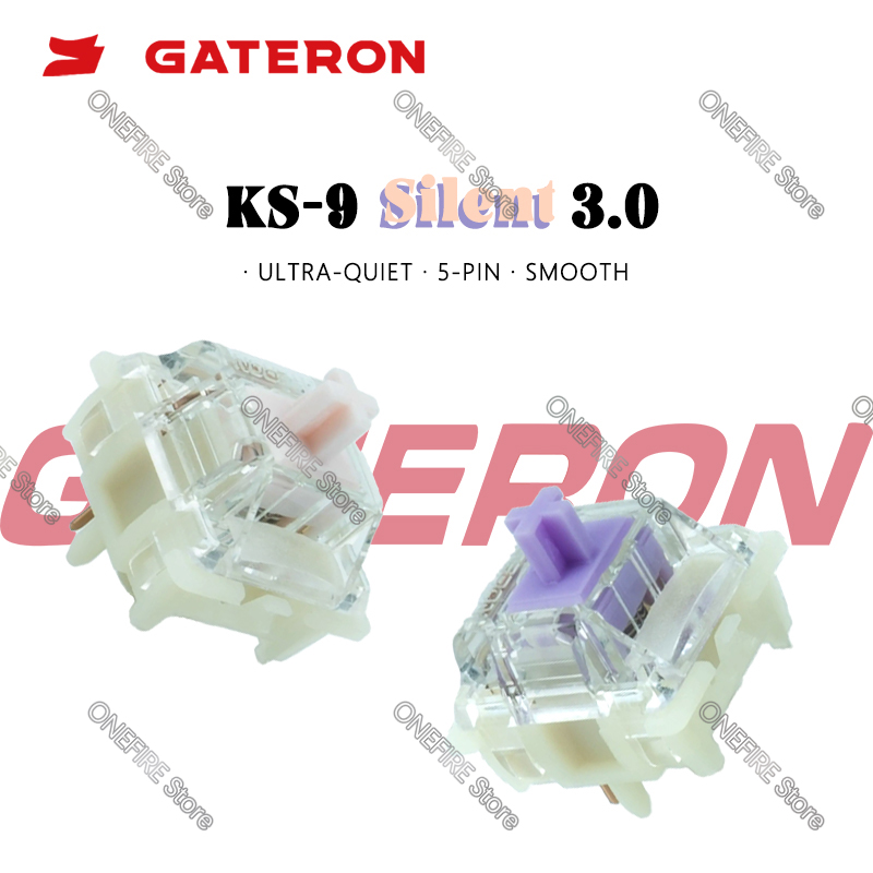 Gateron Switch Linear Tactile - Interruptores GATERON KS-9 Silent 3.0 de