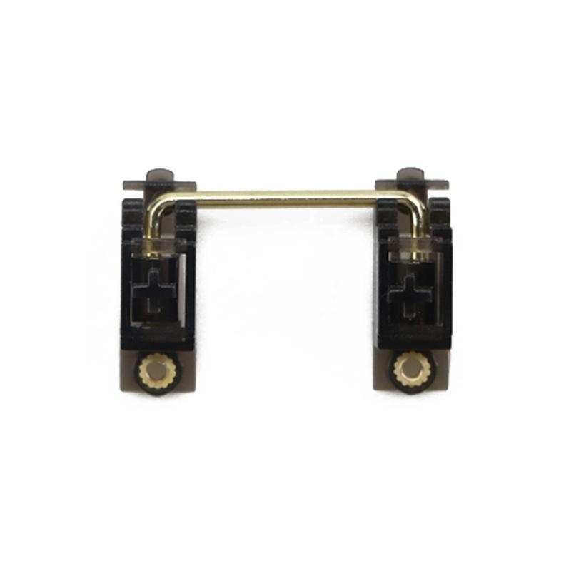 Keyboard Stabilizer Screw In - Estabilizadores cereza chapados en oro transparente,