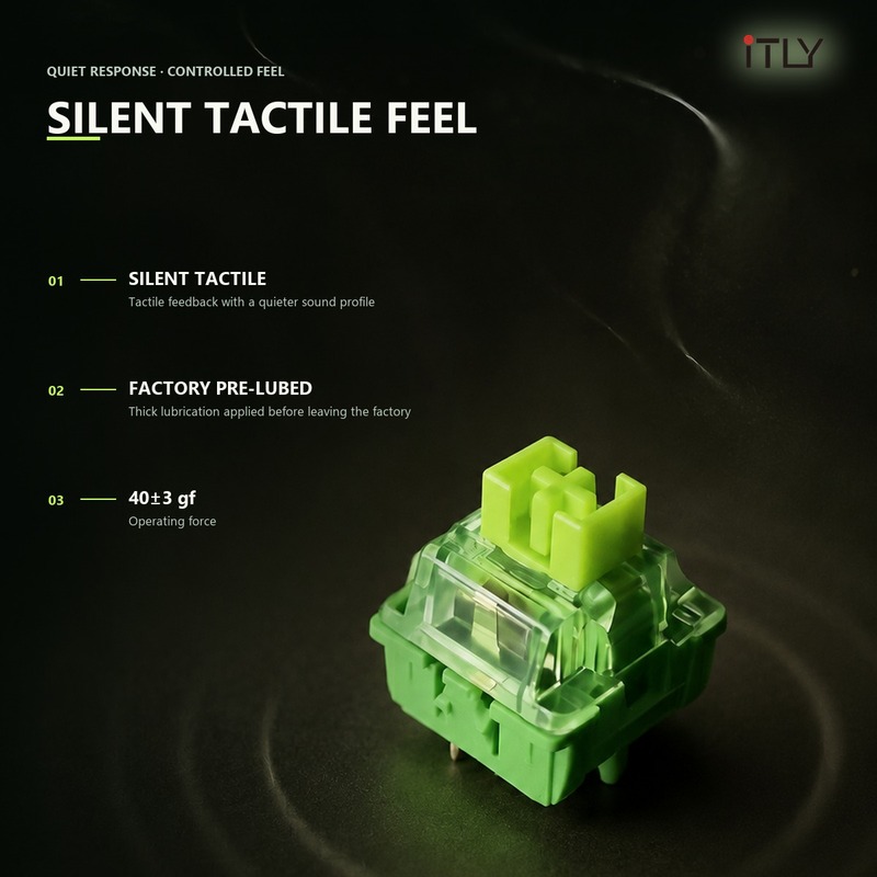 Interruptores lineales silenci - Silent Switch Mechanical Keyboard reseña y precio