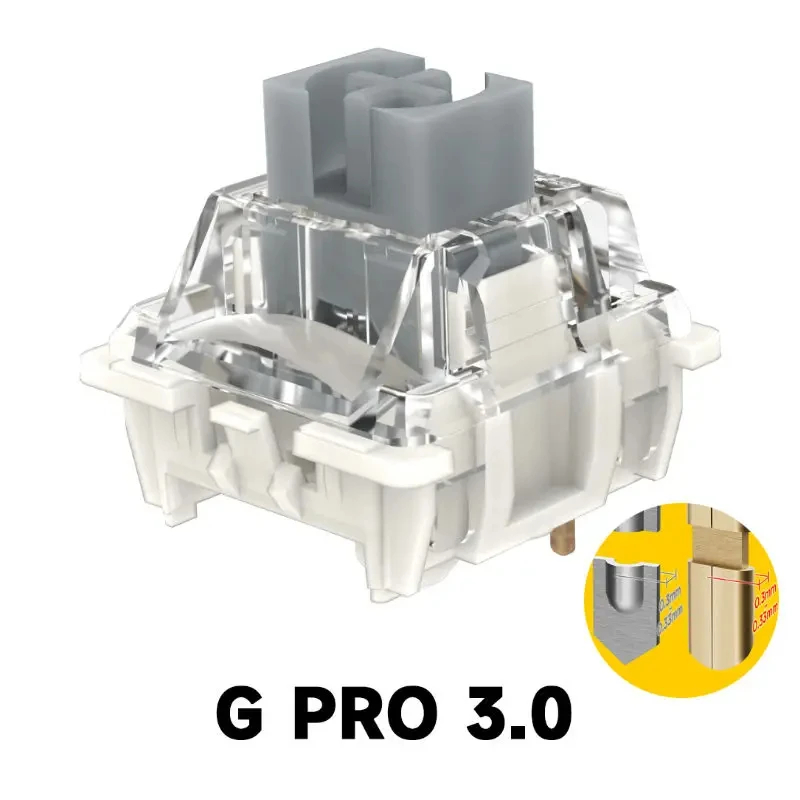 Gateron Pro 3,0 V3 interruptor - Gateron Switch Linear Tactile reseña y precio