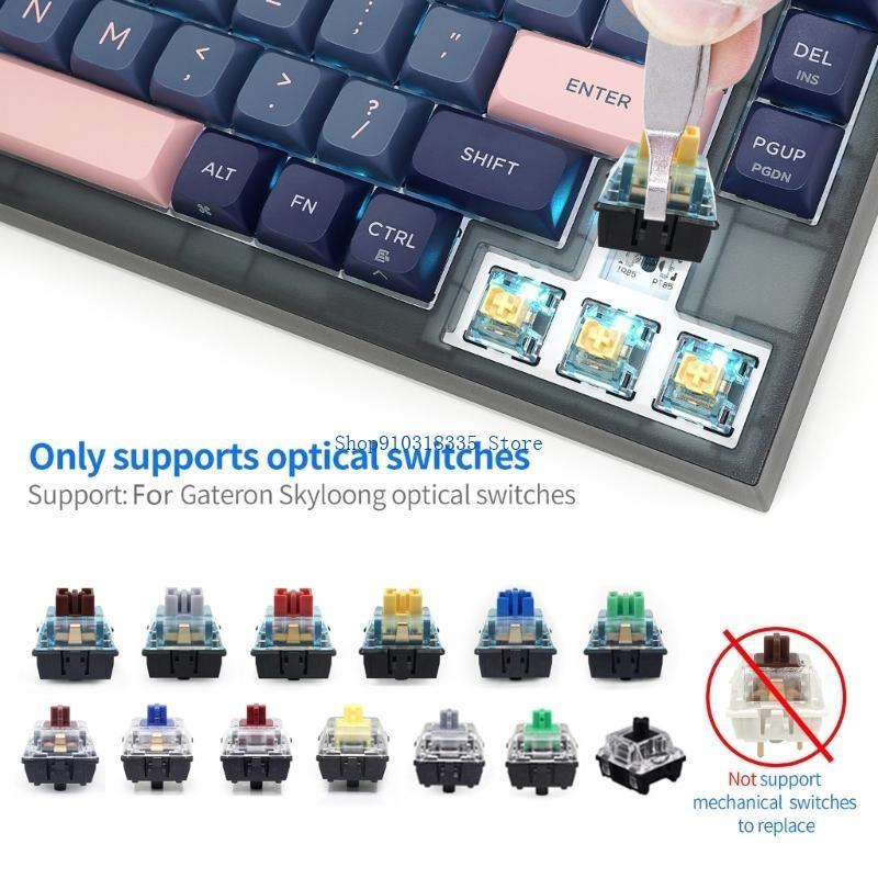 Teclado con cable RGB intercam - Optical Switch Keyboard Hotswap reseña y precio