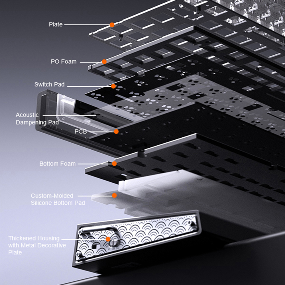 Teclado Mecánico AULA HERO75 H - Hall Effect Magnetic Switch Keyboard reseña y precio