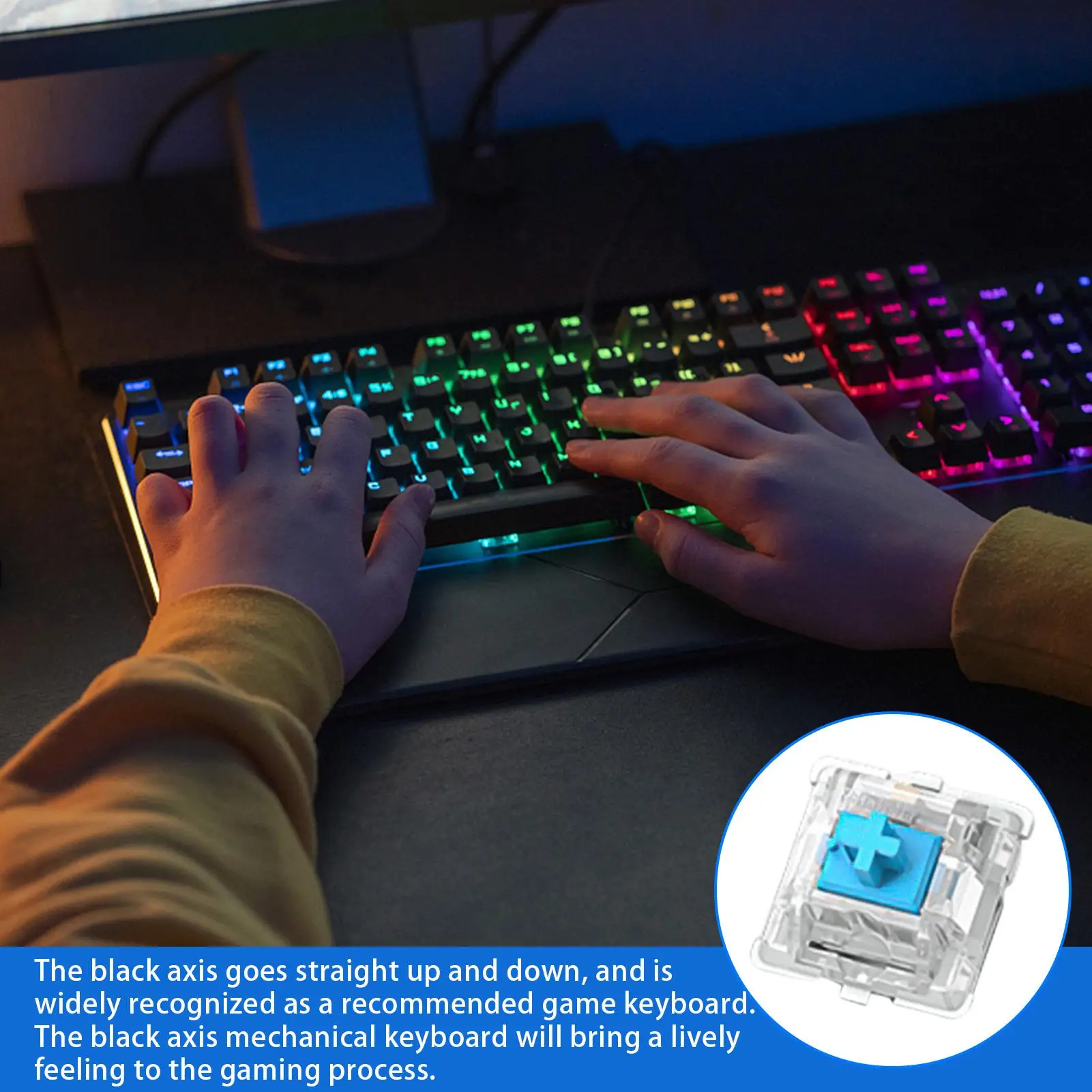 Para interruptores de teclado  - Silent Switch Mechanical Keyboard reseña y precio