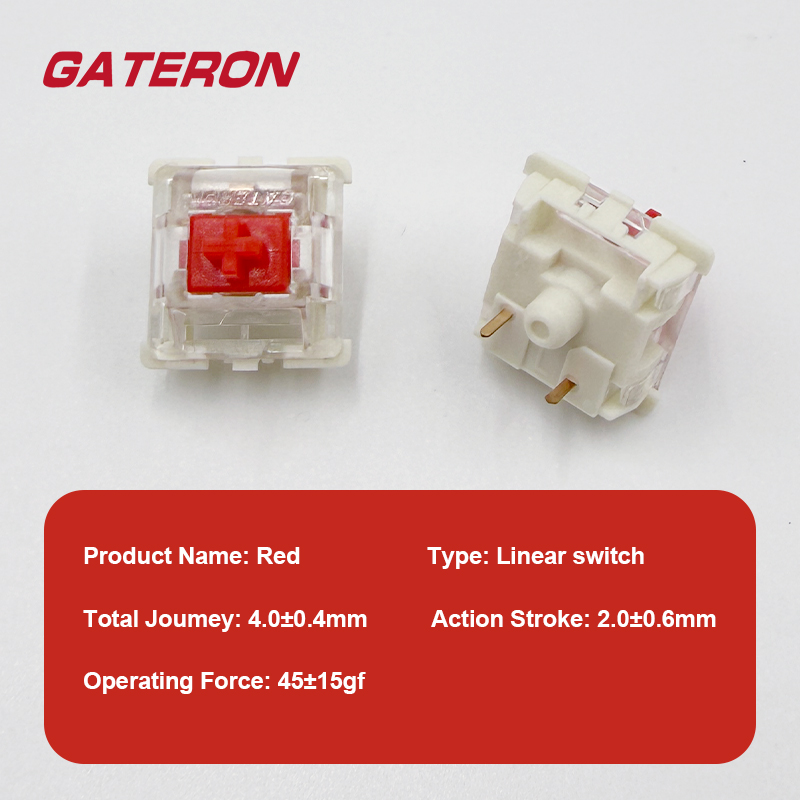 Interruptores Gateron para Tec - Gateron Switch Linear Tactile reseña y precio