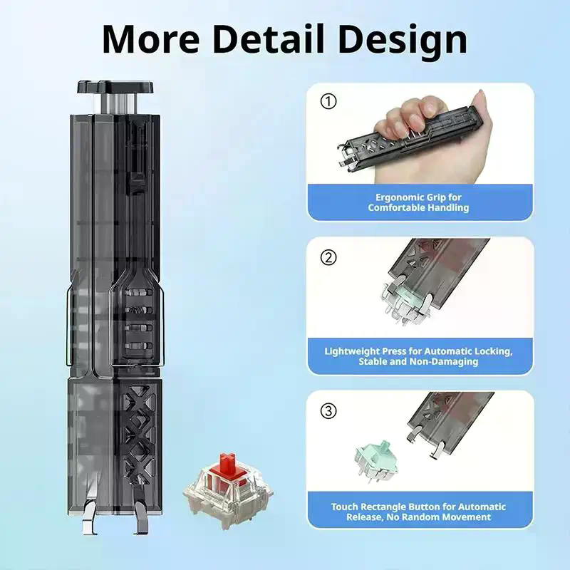 Extractor de teclas 2 en 1 con - Switch Puller Keycap Puller Kit reseña y precio
