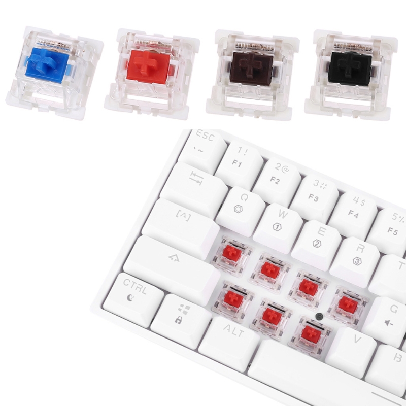Outemu-interruptores de 3 pine - Cherry Mx Switch Blue Brown Red reseña y precio