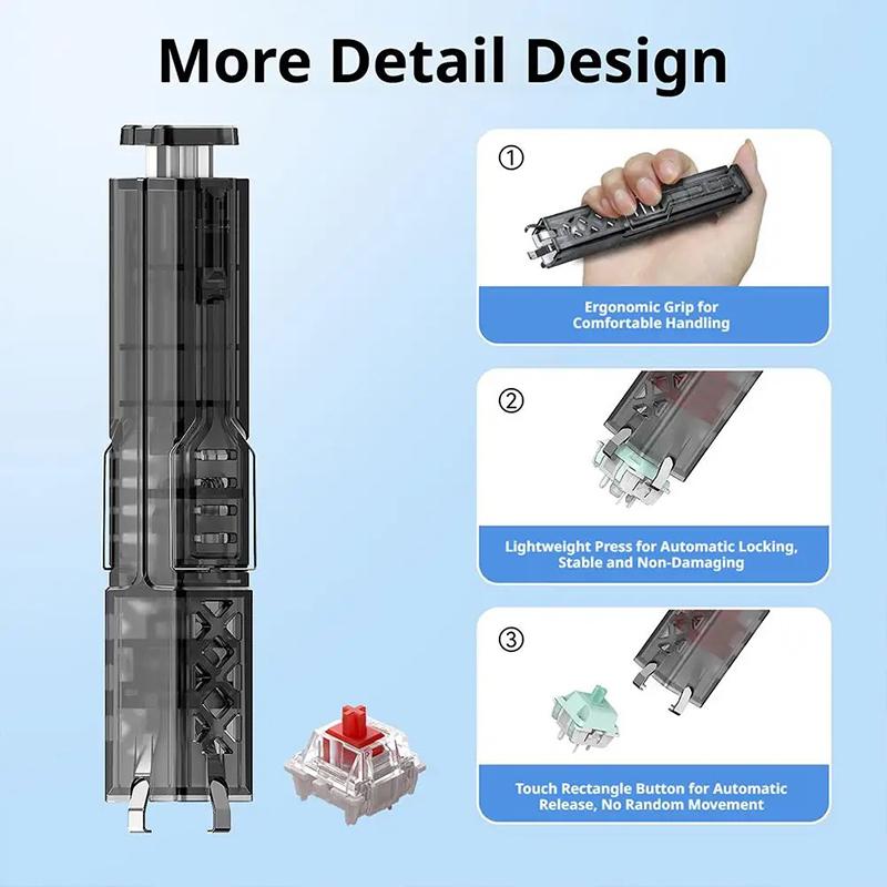 Extractor de interruptores 2 e - Switch Puller Keycap Puller Kit reseña y precio