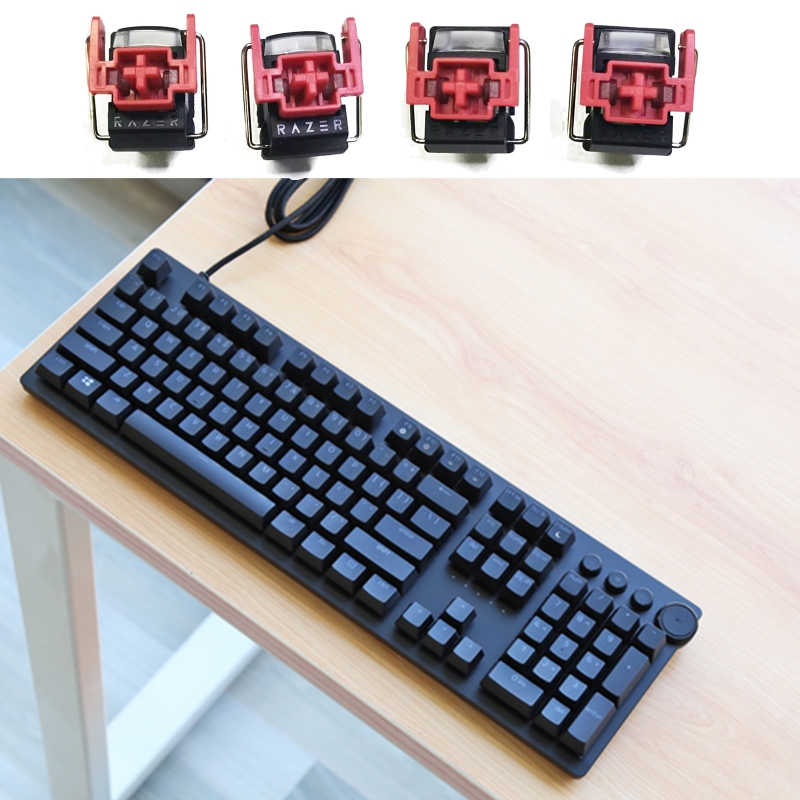 Interruptores ópticos rojos pa - Optical Switch Keyboard Hotswap reseña y precio