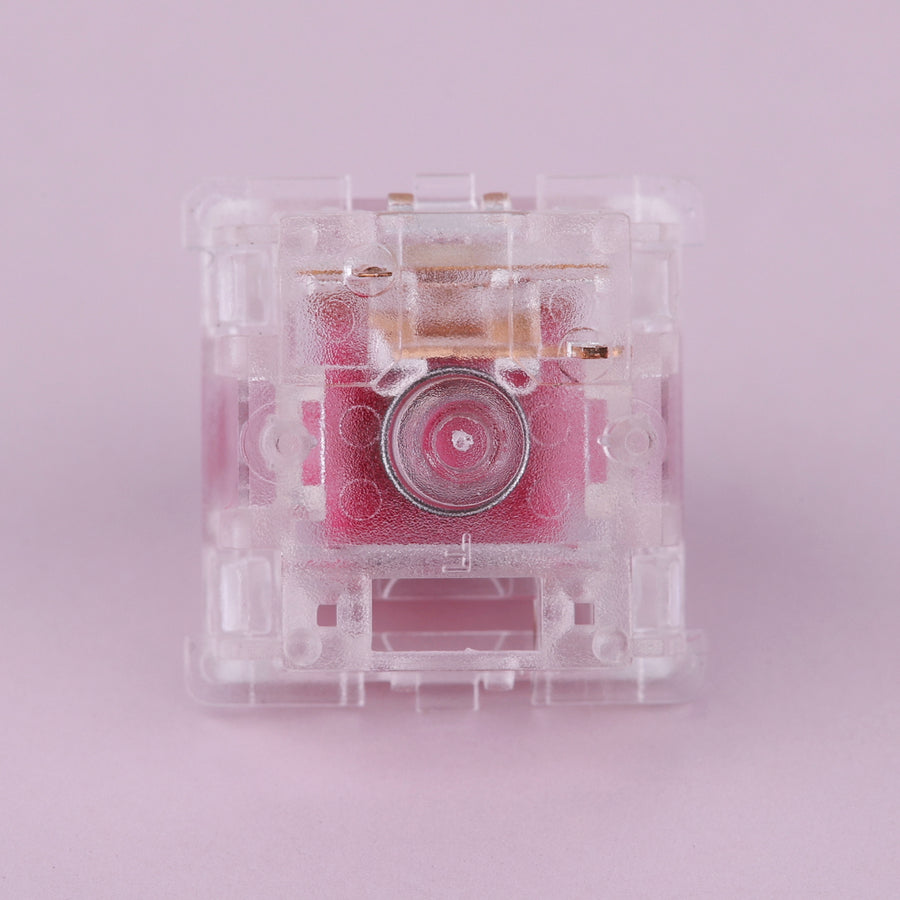 GATERON KS-6 Rosa roja Aliaz s - Hot Swap Keyboard Switch 5 Pin reseña y precio