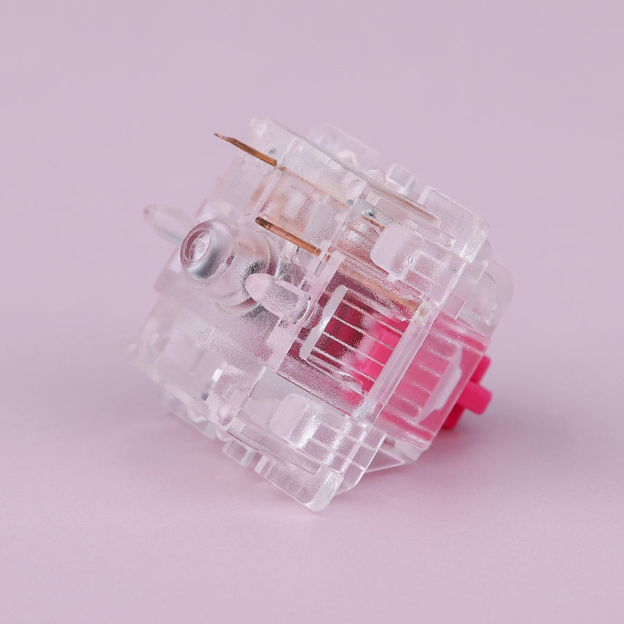 GATERON KS-6 Rosa roja Aliaz s - Hot Swap Keyboard Switch 5 Pin reseña y precio