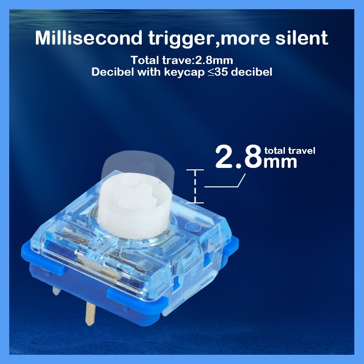 Kailh Deep Sea-interruptor de  - Silent Switch Mechanical Keyboard reseña y precio