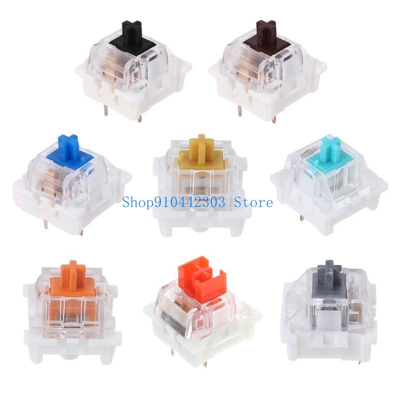 Interruptor para juegos RGB 65 - Mechanical Keyboard Switch Set 110Pcs reseña y precio
