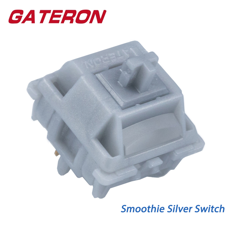 Gateron Smoothie Silver Switch - Keyboard Switch Lubed Linear 45G reseña y precio