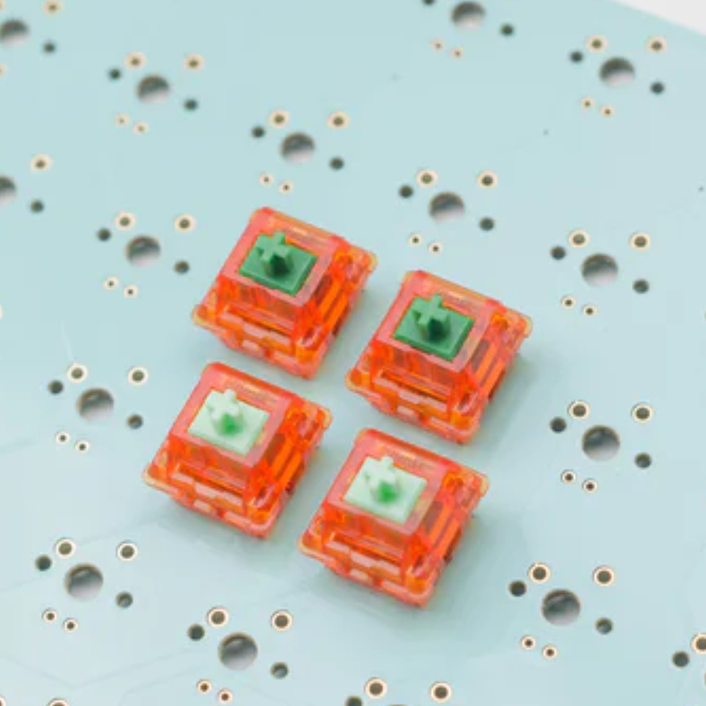Interruptor EQUALZ Tangerine V - Hot Swap Keyboard Switch 5 Pin reseña y precio
